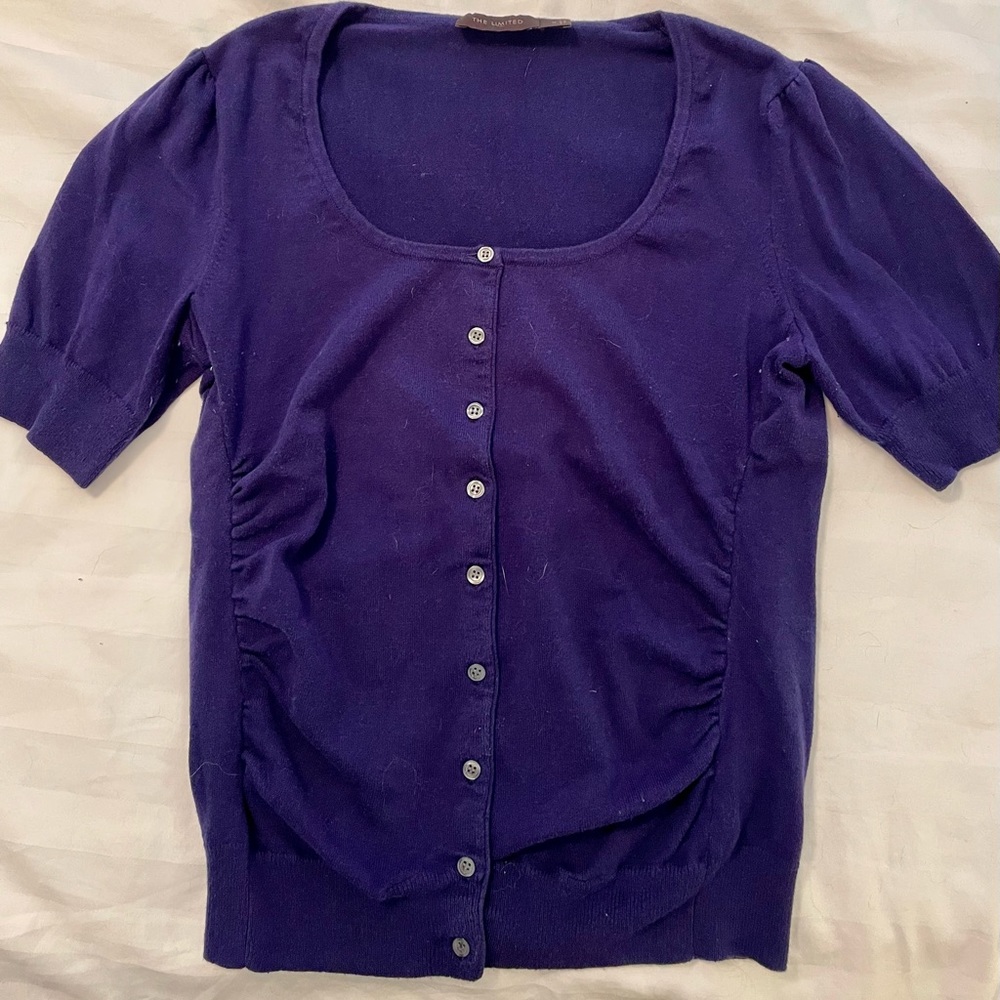 The Limited short sleeve sweater